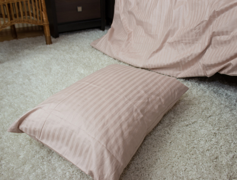 Сімейний набір постільної білизни зі Страйп Сатину №5412077 KRISPOL™