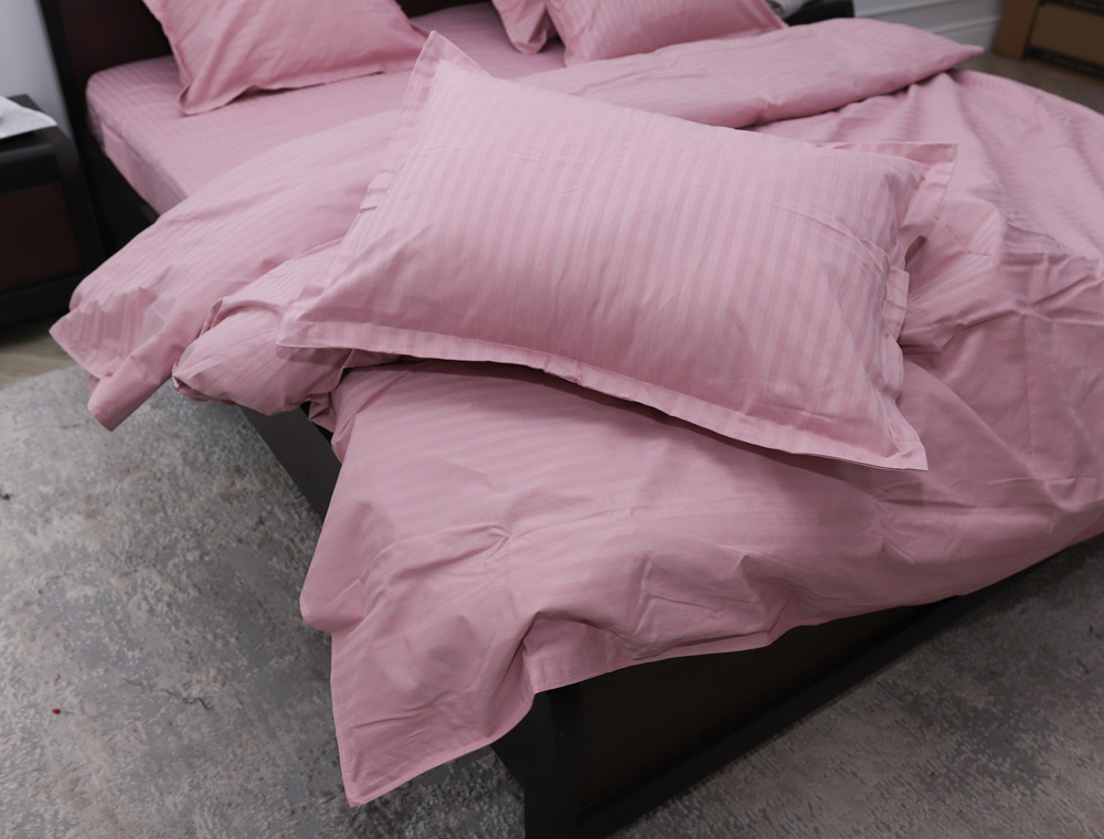 Евро макси набор постельного белья 200*230 из Страйп Сатина D-04