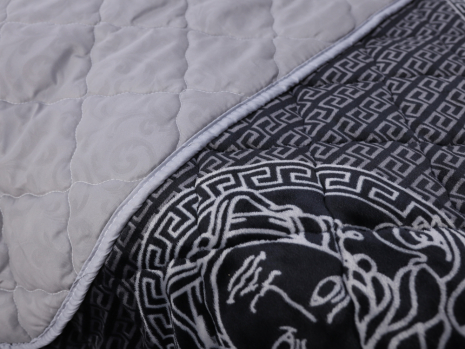 Євро-максі флісове стьобане покривало №55096R