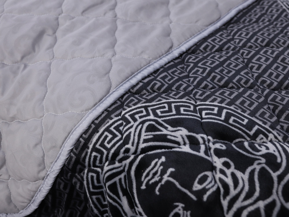 Євро-максі флісове стьобане покривало №55096R