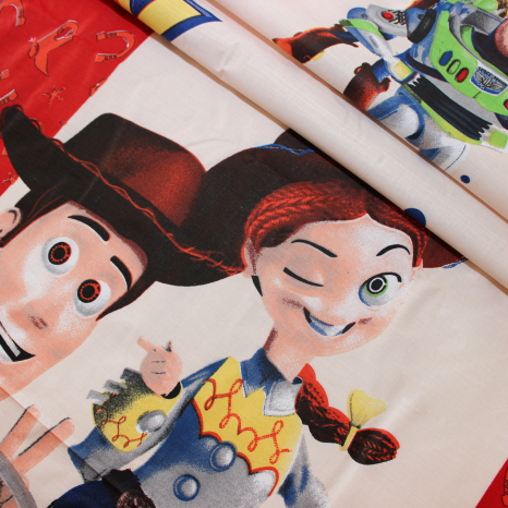 Ткань для постельного белья Бязь "Gold" Lux детская "История игрушек" GLB4301