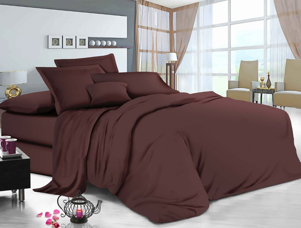 Сімейний набір постільної білизни із Бязі "Gold" з простирадлом на резинці №141028 Черешенка™