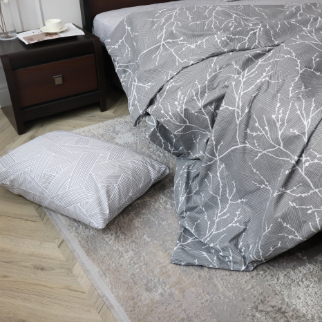 Євро-максі набір постільної білизни 200*220 із Бязі "Gold" №151922AB Черешенка™