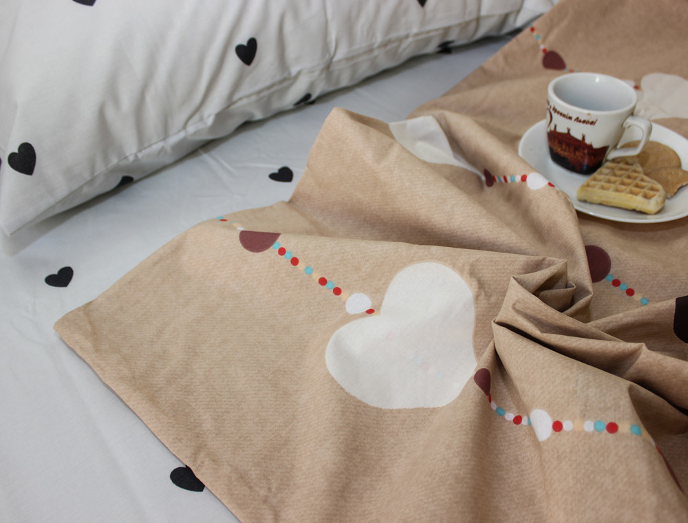 Двоспальний набір постільної білизни 180*220 із Ранфорсу №181261AB Черешенка™