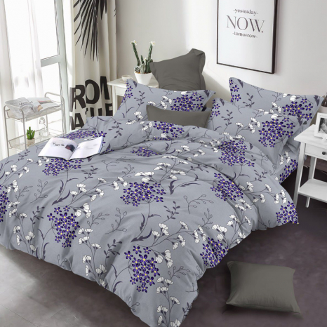 Тканина для постільної білизни Бязь "Gold" Lux GL35900grey