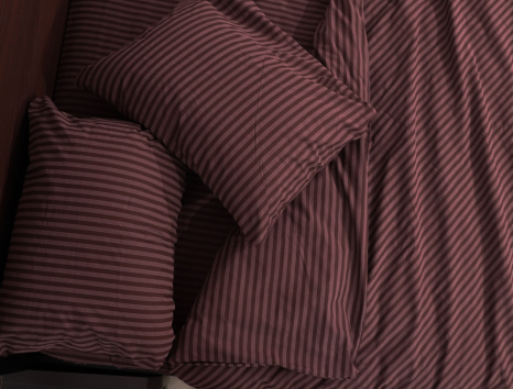 Полуторний набір однотонної постільної білизни 150*220 із Бязі "Gold" №1510028 Черешенка™