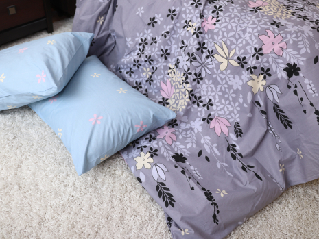 Сімейний набір постільної білизни із Бязі "Gold" №153985AB Черешенка™