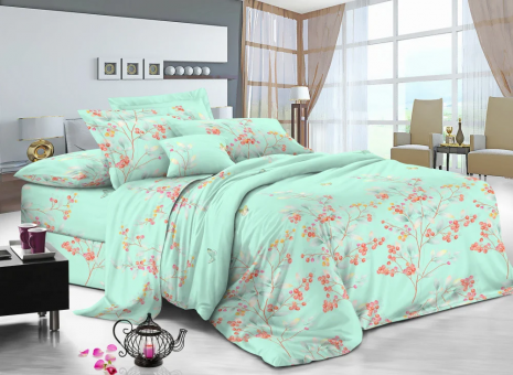 Ткань для постельного белья Сатин S46-3A (60м)