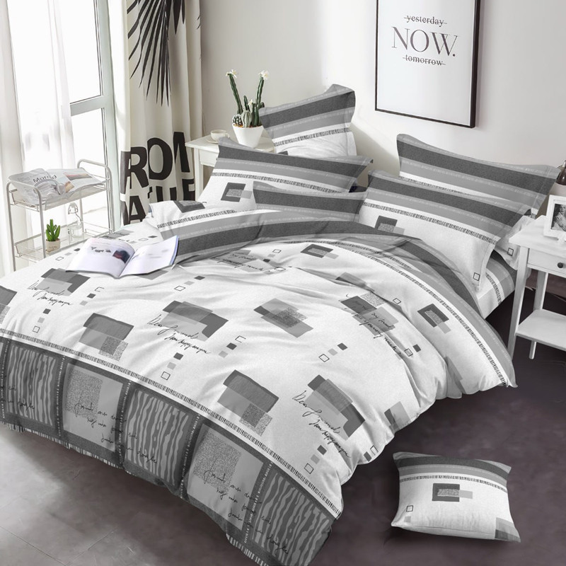 Тканина для постільної білизни Бязь "Gold" Lux GL3534gray