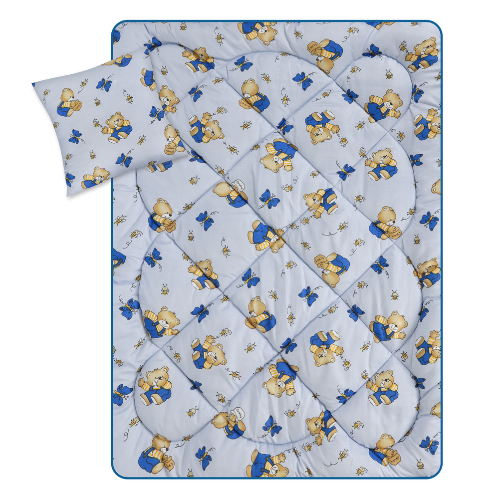 Комплект дитяча ковдра 105x135 + подушка 50x50 №2127