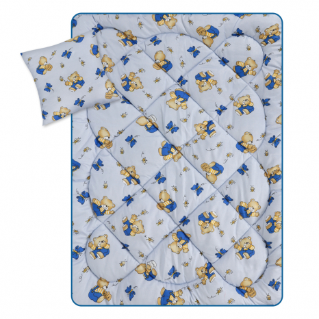 Комплект дитяча ковдра 105x135 + подушка 50x50 №2127