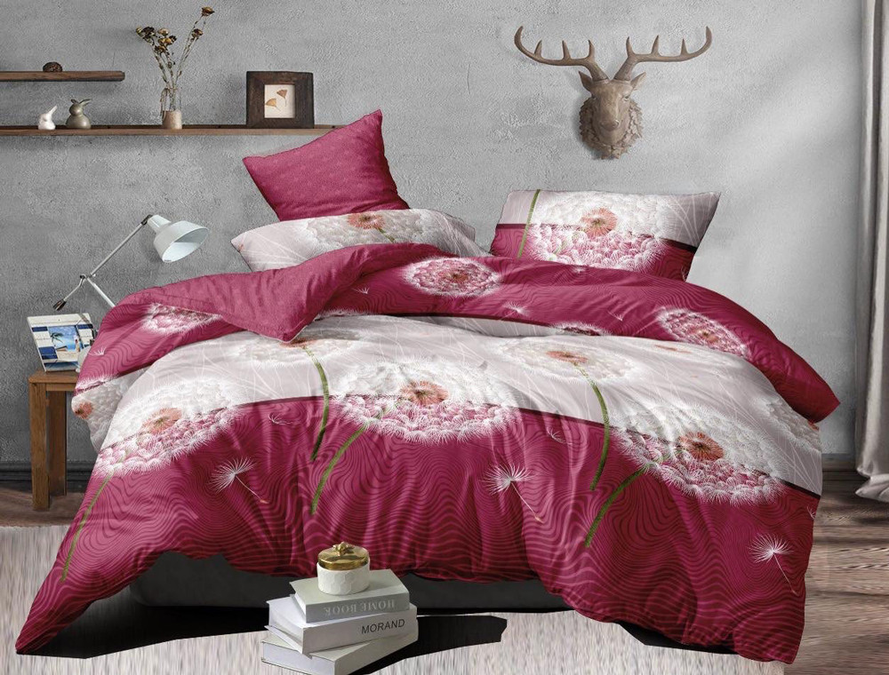 Тканина для постільної білизни Бязь "Gold" Lux GL3617pink