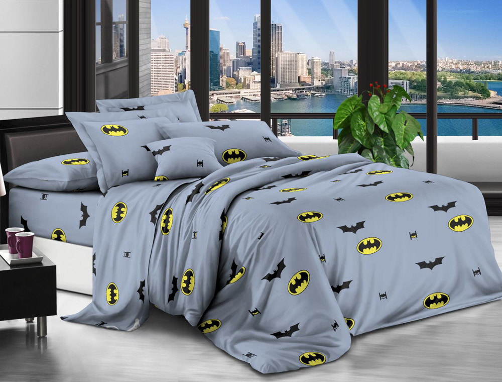 Полуторний набір постільної білизни 150*220 із Ранфорсу №171503 Черешенка™