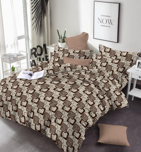 Тканина для постільної білизни Бязь "Gold" Lux GL17160beige