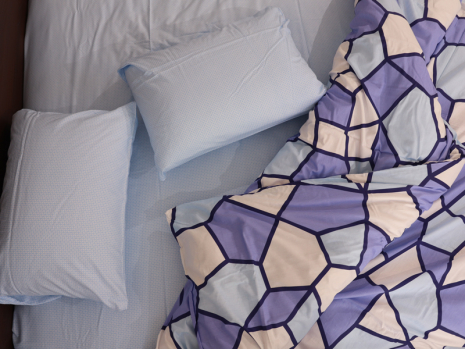 Семейный набор хлопкового постельного белья из Сатина №664AB Черешенка™