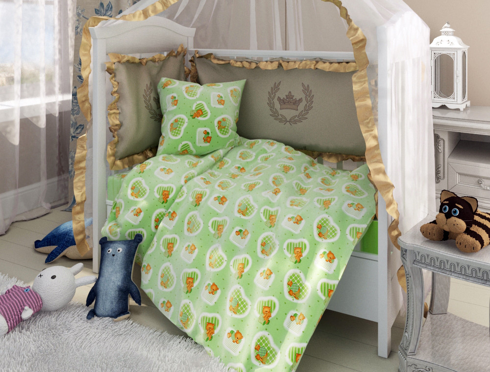 Тканина для постільної білизни Бязь "Gold" Lux дитяча GLB049