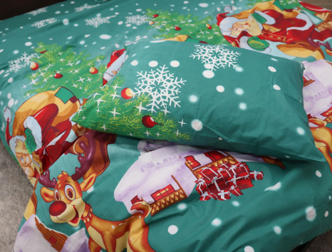 Семейный набор хлопкового постельного белья из Бязи "Gold" №153472 Черешенка™