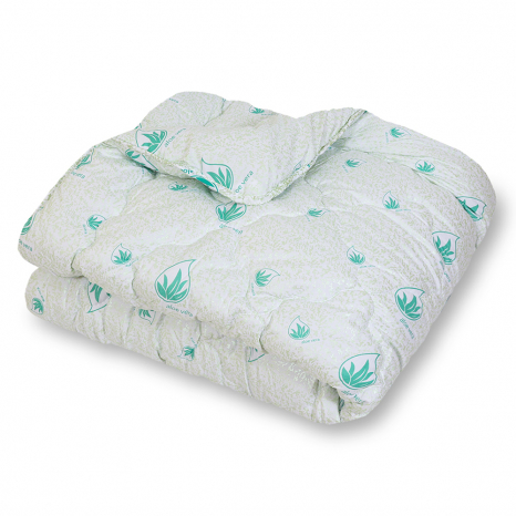 Полуторна ковдра мікрофібра/холофайбер (Алое Вера)