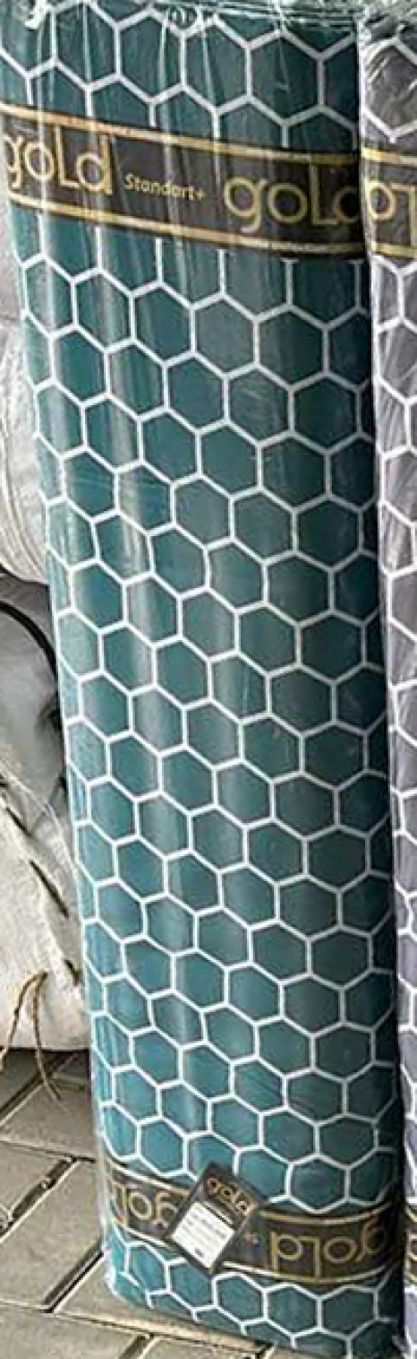 Ткань для постельного белья Бязь "Gold" Lux GL3463green