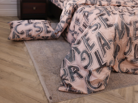 Двоспальний набір постільної білизни 180*220 із Сатину №44247 Черешенка™