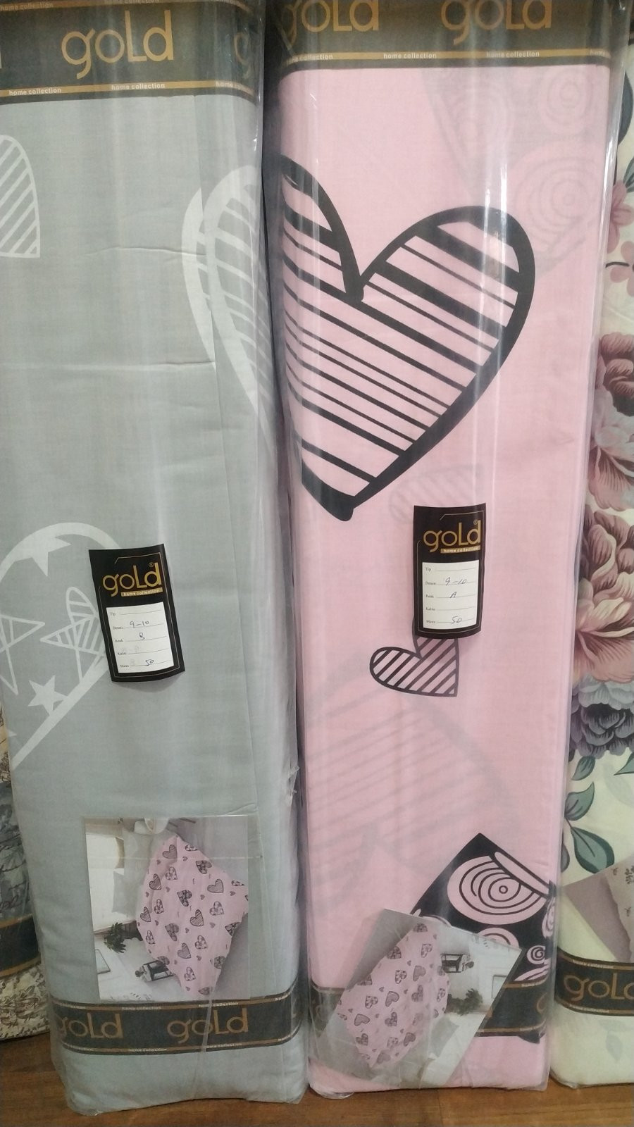 Ткань для постельного белья Бязь "Gold" Lux GL1517 (A+B) - (50м+50м)