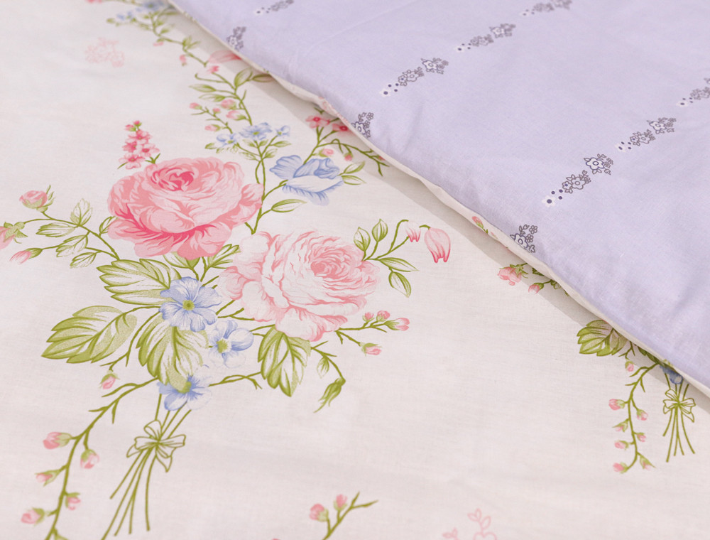 Сімейний набір постільної білизни із Бязі "Gold" №155095AB Черешенка™