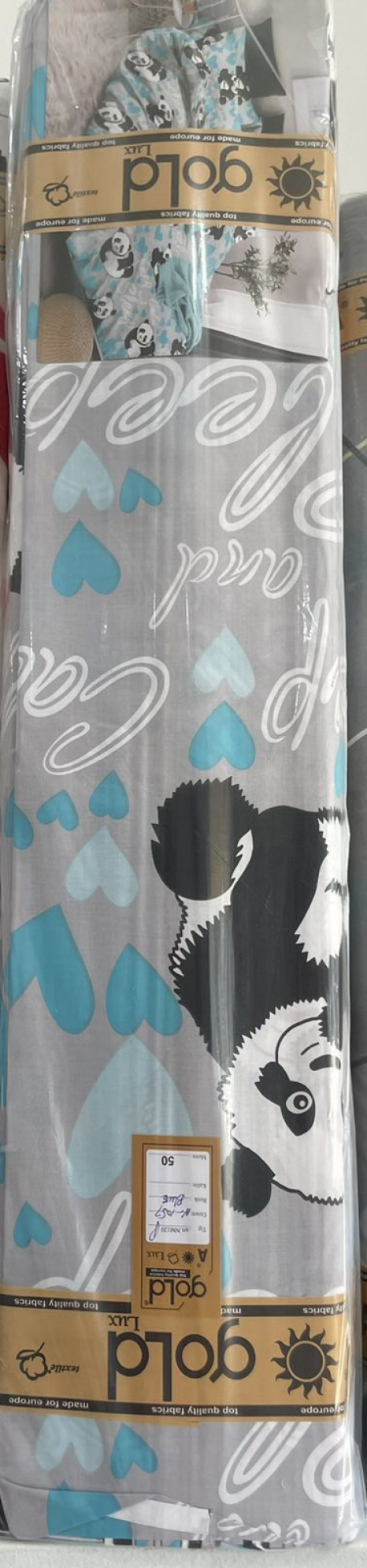 Тканина для постільної білизни Бязь "Gold" Lux GL3399blue