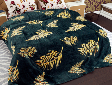 Двоспальний флісовий плед №33436