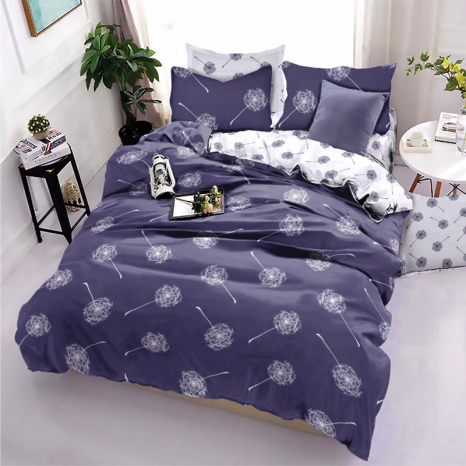 Двоспальний набір постільної білизни 180*220 із Бязі "Gold" №151904AB Черешенка™