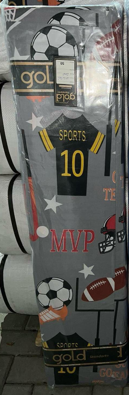 Тканина для постільної білизни Бязь "Gold" Lux дитяча GLB1725grey