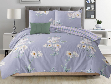 Тканина для постільної білизни Бязь "Gold" Lux GL1856grey (A+B) - (50м+50м)