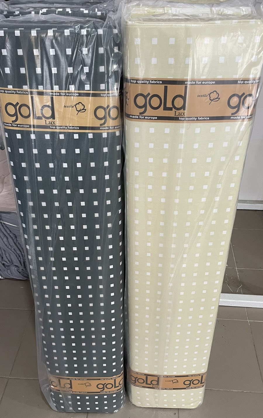 Ткань для постельного белья Бязь "Gold" Lux GL3357green (A+B) - (50м+50м)