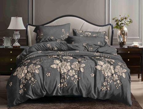 Полуторний набір постільної білизни 150*220 із полікотону №20171 Черешенька™