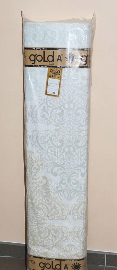 Тканина для постільної білизни Бязь "Gold" Lux "Великий вензель" GL2974