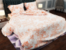 Ткань для постельного белья Бязь "Gold" Lux "Оранжевые розы" GL1217