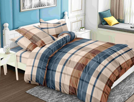 Сімейний набір постільної білизни 240*220 із полікотону №200097 Черешенька™