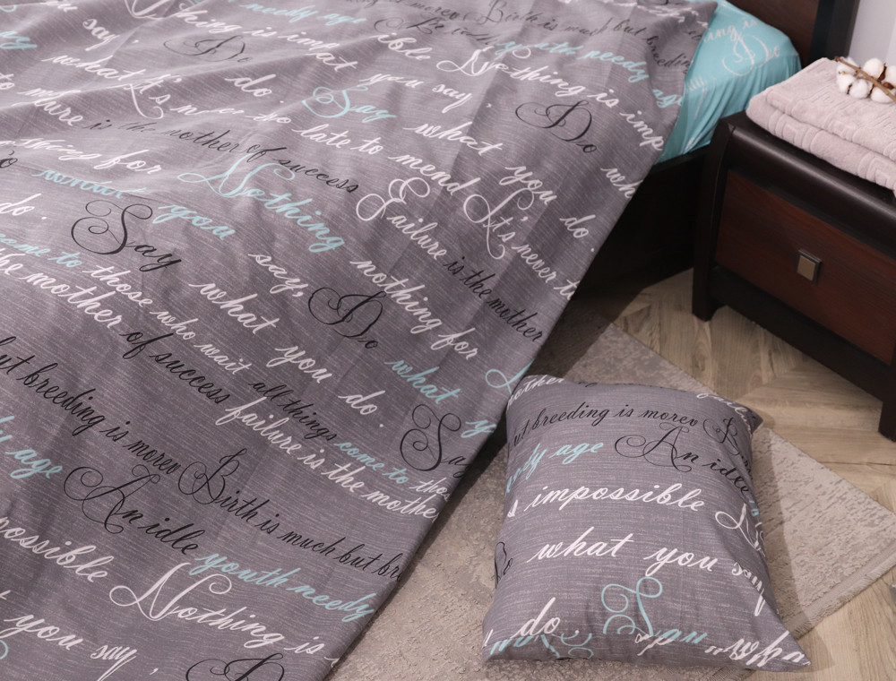 Семейный набор хлопкового постельного белья из Бязи "Gold" №151333AB Черешенка™