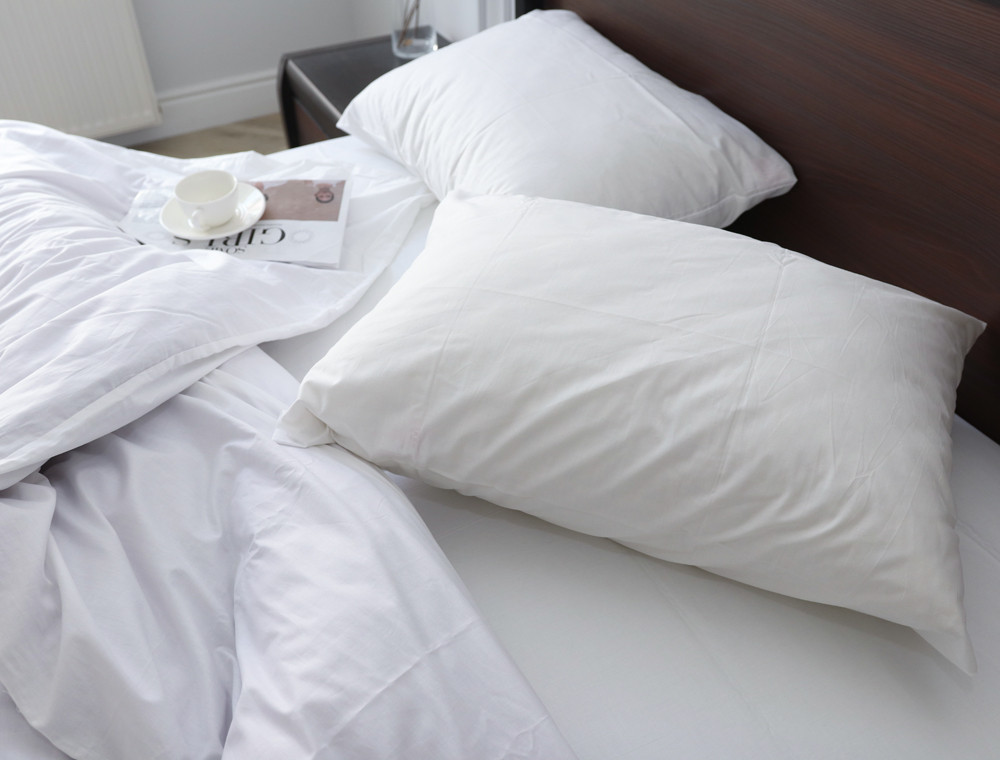 Двоспальний набір постільної білизни 180*220 із Сатину №White Черешенка™