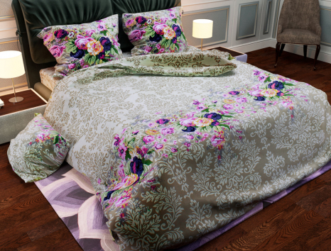 Ткань для постельного белья Бязь "Gold" Lux GL1189