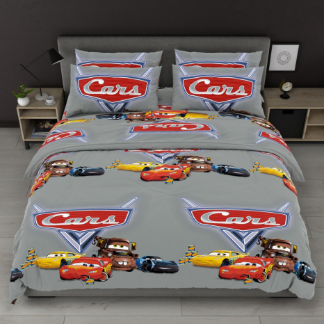 Тканина для постільної білизни Бязь "Gold" Lux дитяча GLB8275grey