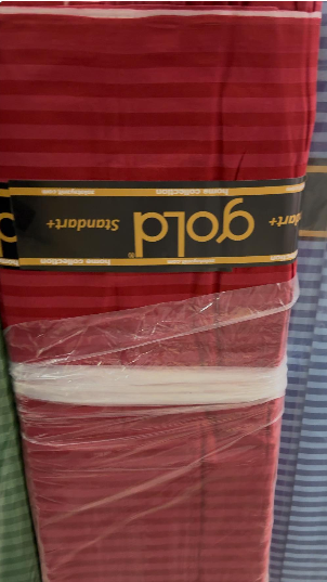 Тканина для постільної білизни Бязь "Gold" Lux однотонна GLST-RED (50м)