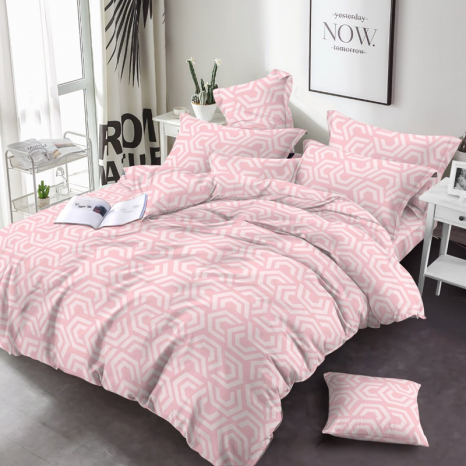 Тканина для постільної білизни Бязь "Gold" Lux GL7865pink