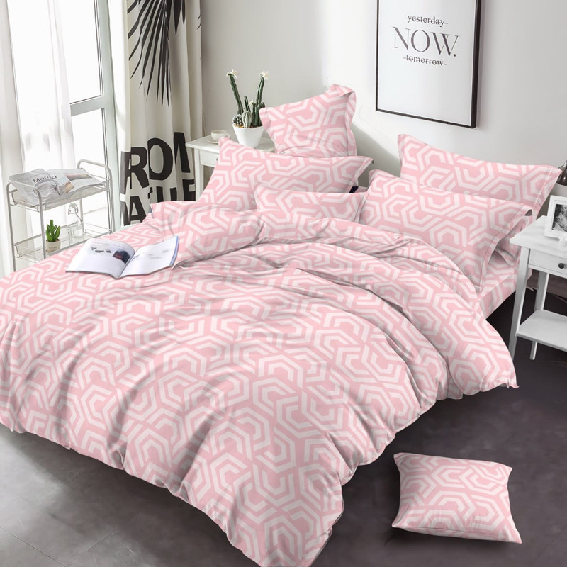 Тканина для постільної білизни Бязь "Gold" Lux GL7865pink