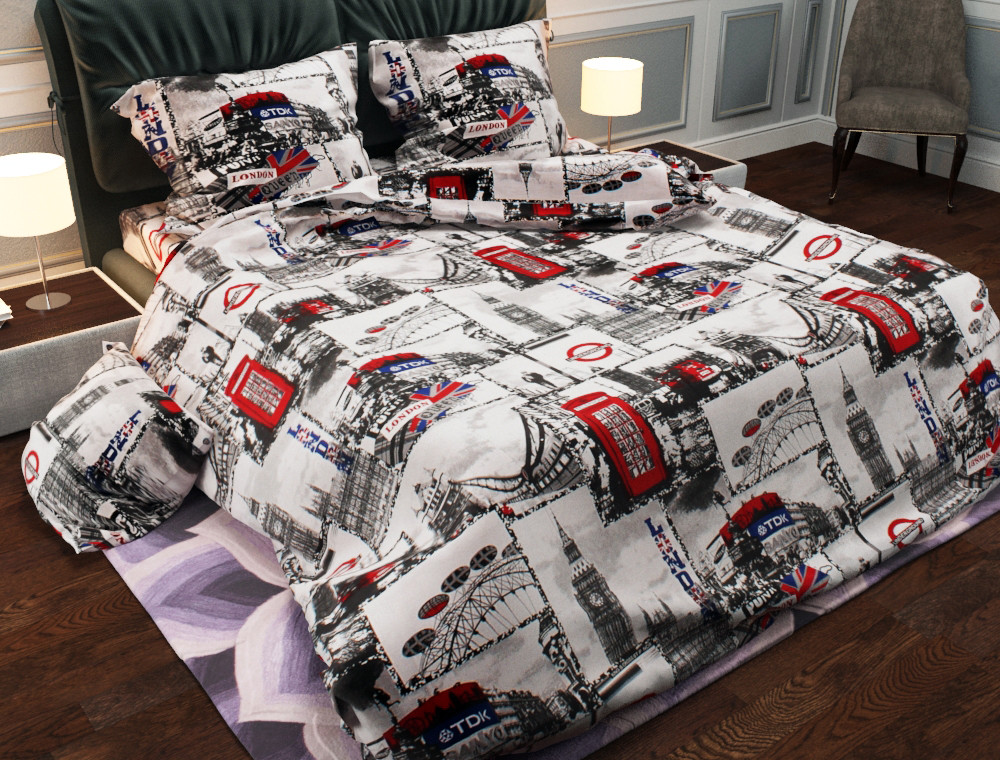 Ткань для постельного белья Бязь "Gold" Lux GL237