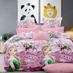 Тканина для постільної білизни Бязь "Gold" Lux дитяча GLB1748pink