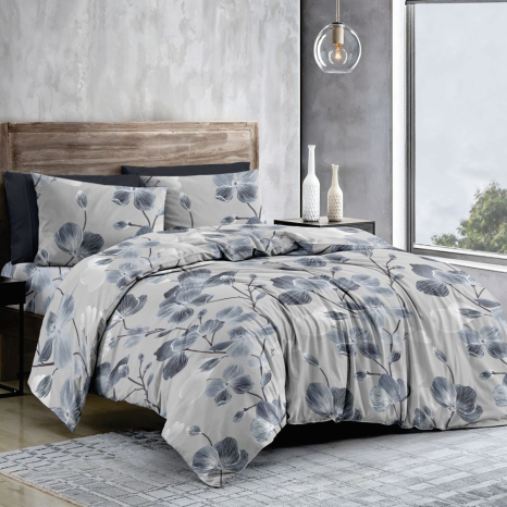 Ткань для постельного белья Бязь "Gold" Lux GL9790grey