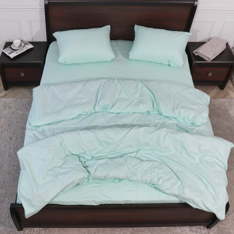 Полуторний набір постільної білизни 150*220 із мікрофібри №202019 Черешенка™