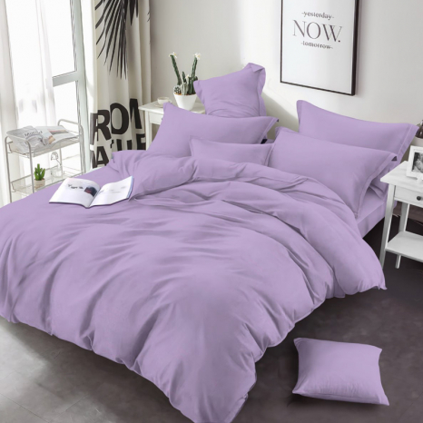 Тканина для постільної білизни Бязь "Gold" Lux однотонна GL108Purple (50м)