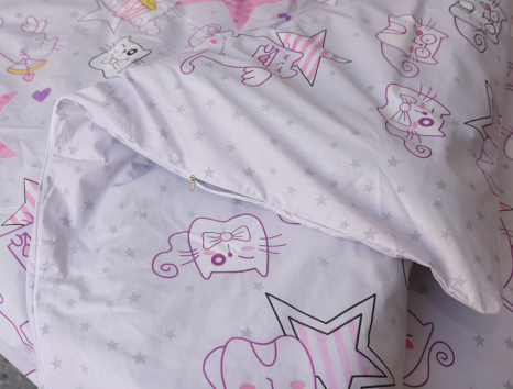 Полуторный набор постельного белья 150*220 из Бязи "Gold" №612738 Черешенка™