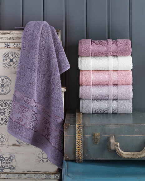 Комплект махрових банних рушників CESTEPE BUKET (150*90)